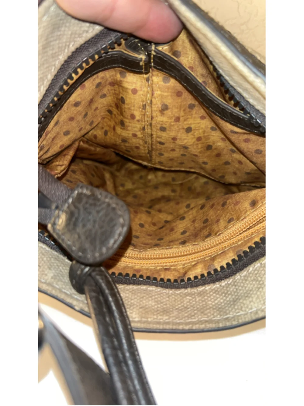 Women's Sherpani Crossbody Bag One Size Beige and Black